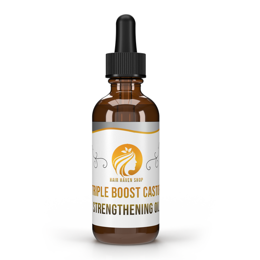 Hair Haven Castor & Herb Elixir & Bamboo Brush Bundle